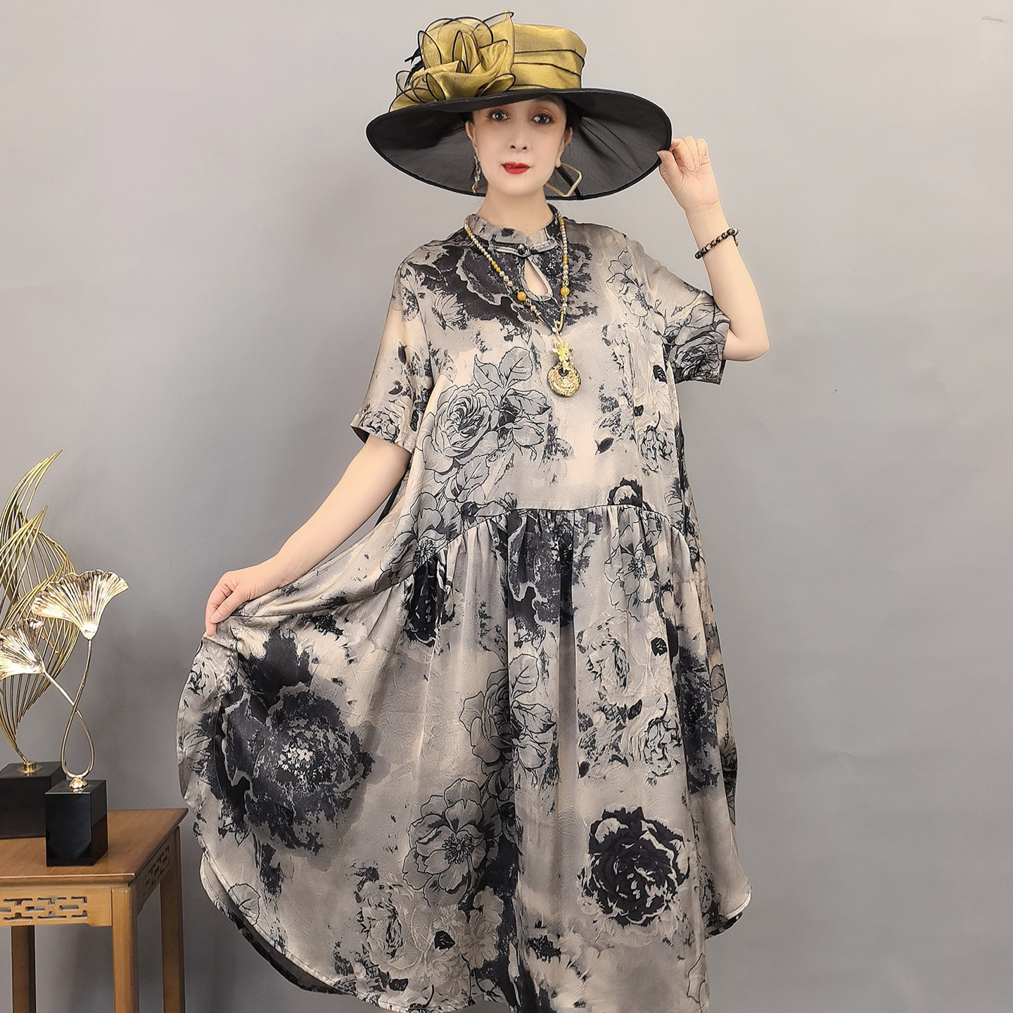 20506爆款显瘦连衣裙款休闲女装时尚气质高贵上档次夏季网红裙子