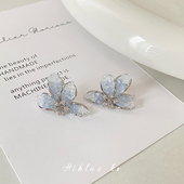独特小众设计轻奢高级感花朵耳环女夏天2026新款 气质耳饰耳钉 爆款