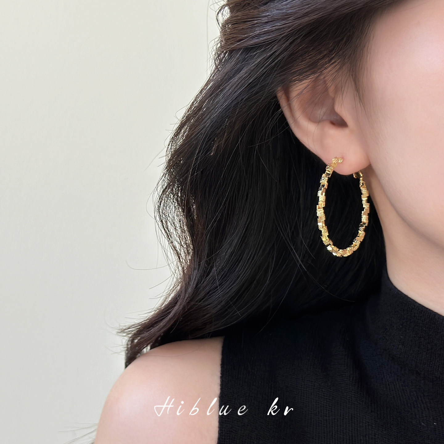 不规则碎银金色耳圈圈圈大圈耳饰女秋冬轻奢高级感2026新款爆款,饰品/流行首饰/时尚饰品新,耳环,淘宝优惠券,粉丝福利购,淘宝优惠卷