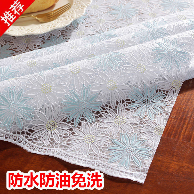 桌布防水防烫免洗餐桌布艺塑料欧式蕾丝田园长方形台布PVC茶几布,居家布艺,桌布,淘宝优惠券,粉丝福利购,淘宝优惠卷