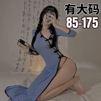 大码民国风薄款旗袍长款