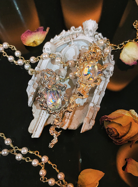 月夜行歌原创小众项链配饰人鱼