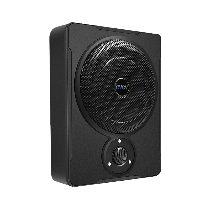 汽车超薄低音炮车载音响大功率改装有源8寸12V带高音喇叭重低音箱