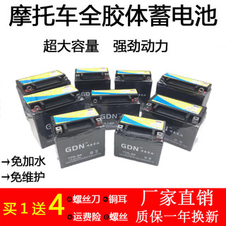 博泰摩托车电瓶12V充电器9A蓄电池通用125踏板助力车免维护弯梁车