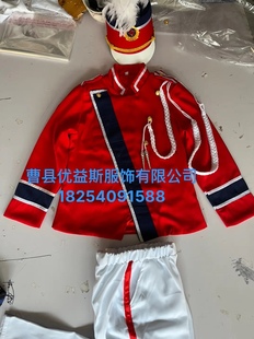 新款鼓号队服装中小学生鼓乐队服儿童仪仗队管乐队服少先队鼓号服