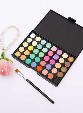 扭扭棒40色上色粉盘diy软陶黏土专用腮红盘眼影珠光粉bjb人偶上妆