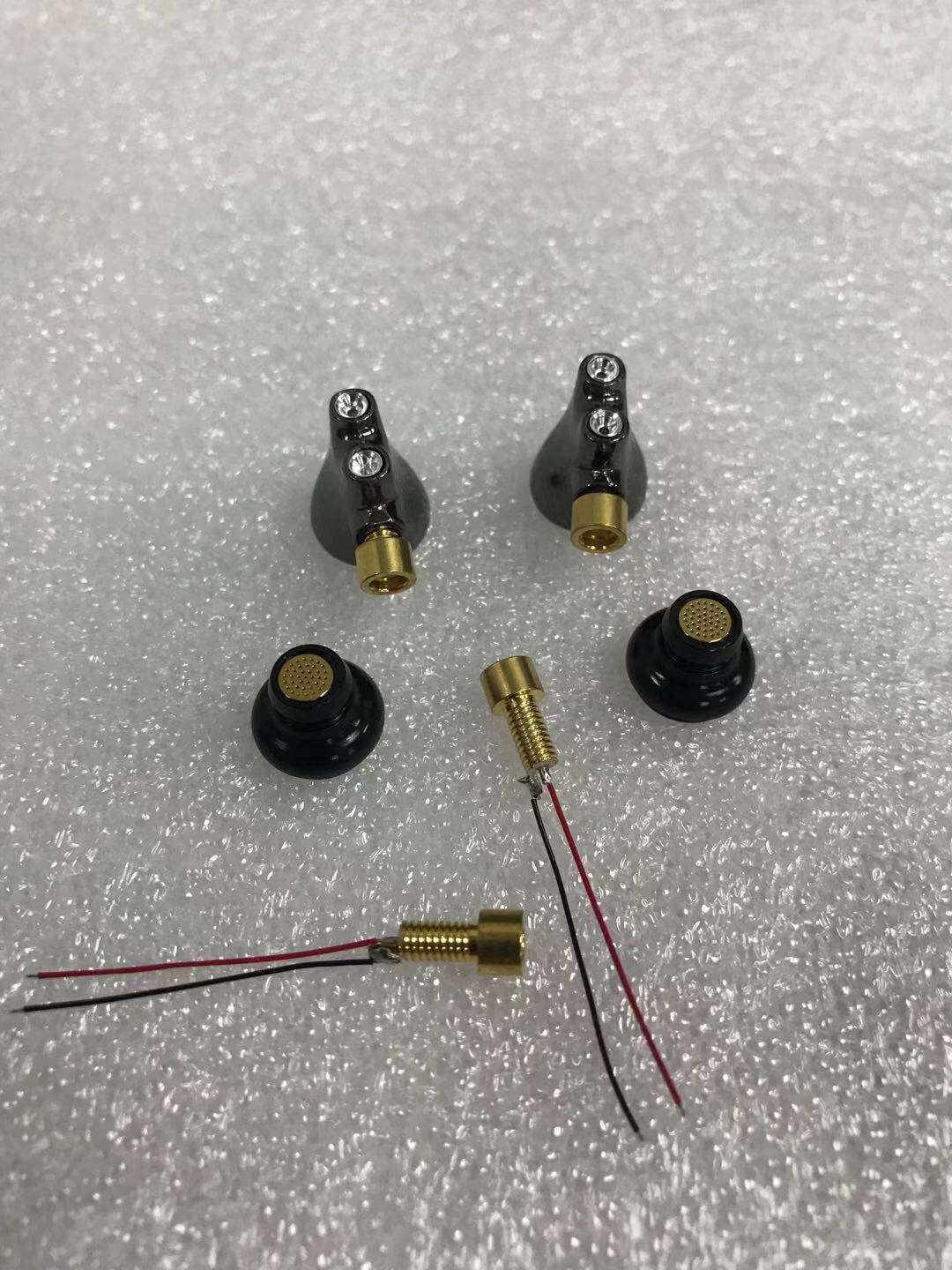 diy耳机壳黑色耳机ie800耳机壳mmcx接口耳机头6mm/8mm单元耳机壳