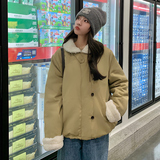 【大货已出】内里羊羔毛工装风派克服221-P175-K258，女装派克服，浙宝113