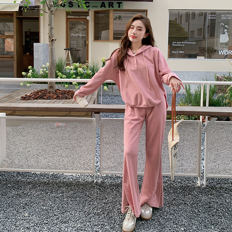 【现货】23春季连帽上衣+长裤套装658-P145-K218,女装套装/套裙,浙宝113