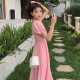【新款】两种穿法肌理感打揽蝴蝶结连衣裙836-P105-K158，女装连衣裙，浙宝113