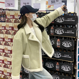 【现货】麂皮绒羊羔毛皮毛一体680-P185-K278，女装派克服，浙宝113