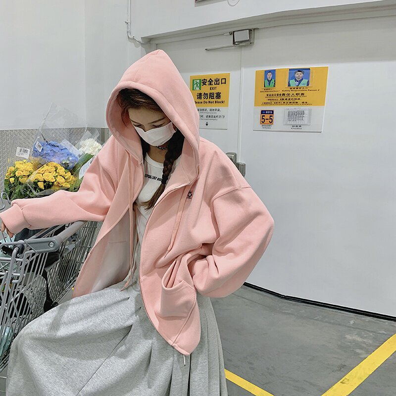 【现货】秋季休闲减龄卫衣外套连帽衫655-P115-K168,女装短外套,浙宝113