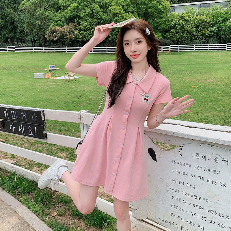【大货已出】小樱桃POLO爱心扣短裙833-P95-K148,女装连衣裙,浙宝113