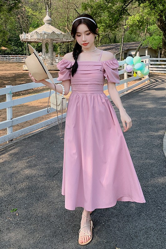 【大货已出】吊带两穿打揽连衣裙822-P110-K168,女装连衣裙,浙宝113