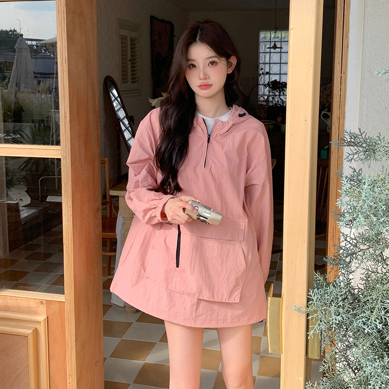 【大货已出】连帽冲锋衣外套879-P125-K178,女装短外套,浙宝113