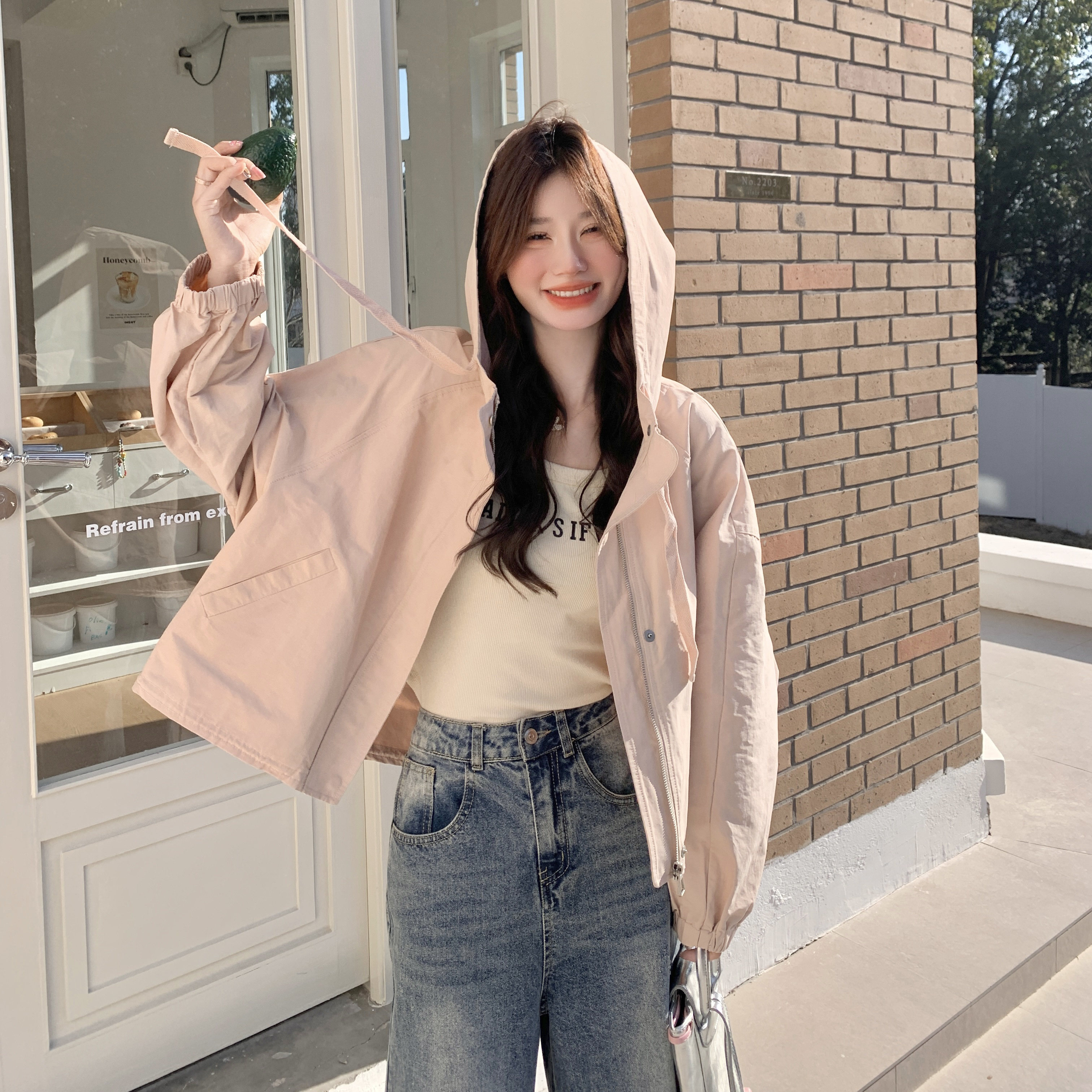 【现货】春季新款夹克上衣外套523-P135-K198,女装短外套,浙宝113