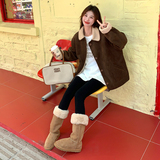 【新款】两面穿皮毛一体080-P180-K268，女装皮草，浙宝113