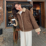 【大货已出】复古麂皮羊羔毛皮毛一体209-P155-K228，女装派克服，浙宝113