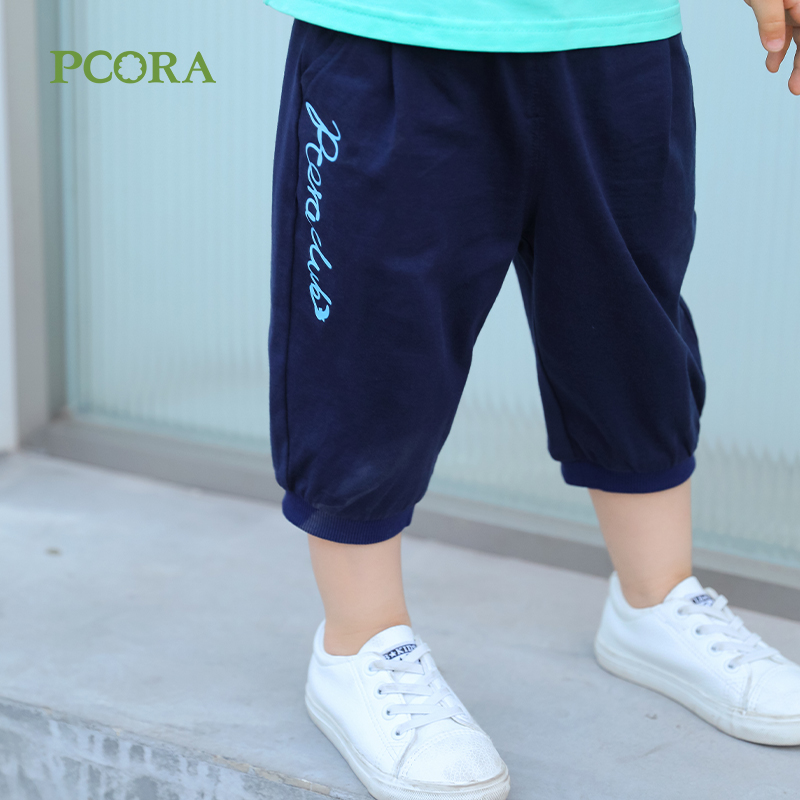 巴柯拉男童夏季薄款七分裤