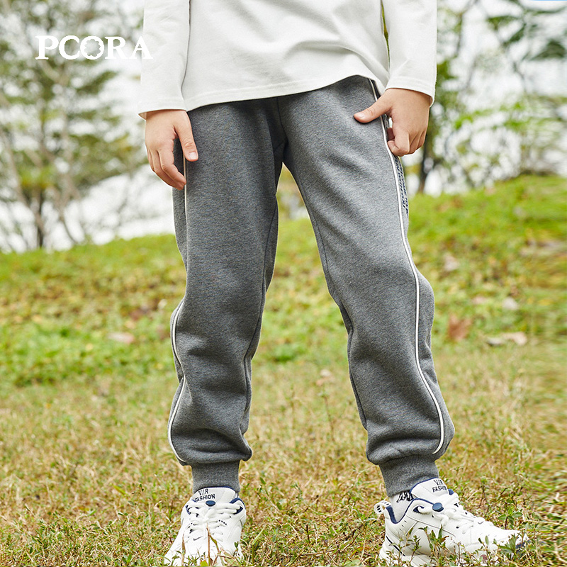 pcora长裤棉休闲男童卫衣裤