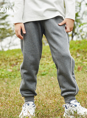 巴柯拉童装男童裤子儿童宝宝春秋装新款新潮帅气时髦休闲长裤