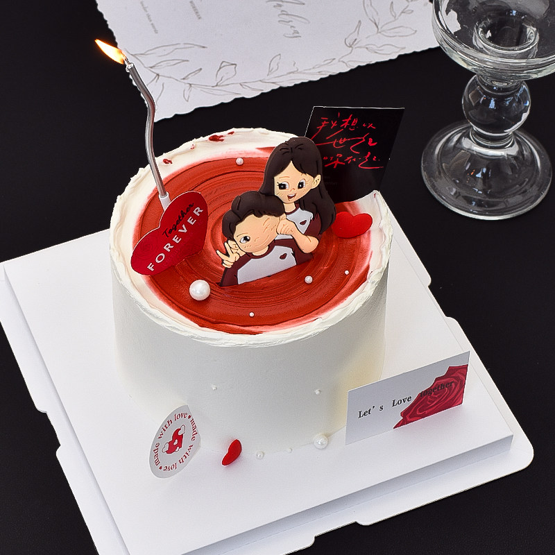 网红软胶拧耳朵情侣情人节蛋糕装饰摆件520表白爱心love插件包邮,节庆用品/礼品,节日装扮用品,淘宝优惠券,粉丝福利购,淘宝优惠卷