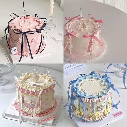 网红女神小仙女唯美生日蛋糕装饰