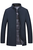 羽绒服男脱卸内胆冬季中年男士休闲立领防寒服爸爸冬装J619-P240，男装羽绒服，电商B212（原钱塘6029）