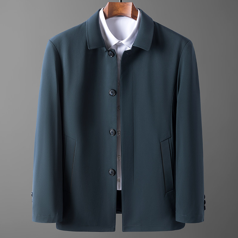 爸爸夹克男外套薄款上衣服春季新款中年男士休闲男装21J9901-P135,男装夹克,电商B212（原钱塘6029）