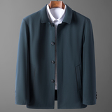 爸爸夹克男外套薄款上衣服春季新款中年男士休闲男装21J9901-P135，男装夹克，电商B212（原钱塘6029）