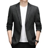 秋季西服男装外套纯色休闲单件上衣潮流西服中年男ZELD3301-P160，男装西服，电商B212（原钱塘6029）