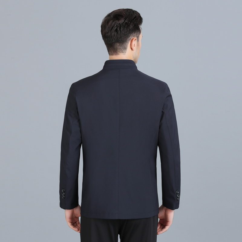 精品男装夹克外套男薄款春秋季中年男士休闲爸爸装上衣S2037-P110,男装夹克,电商B212（原钱塘6029）