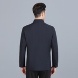精品男装夹克外套男薄款春秋季中年男士休闲爸爸装上衣S2037-P110，男装夹克，电商B212（原钱塘6029）