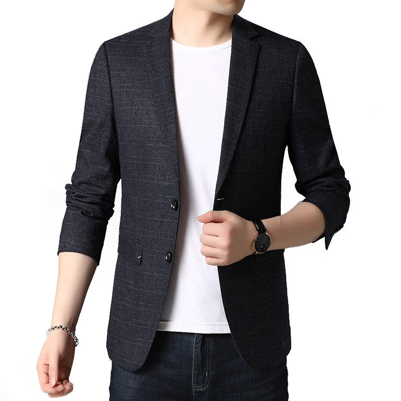 男士2021初秋纯色便服西装男西服外套修身商务休闲男YT9823-P170,男装西服,电商B212（原钱塘6029）