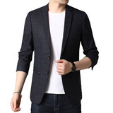 男士2021初秋纯色便服西装男西服外套修身商务休闲男YT9823-P170，男装西服，电商B212（原钱塘6029）