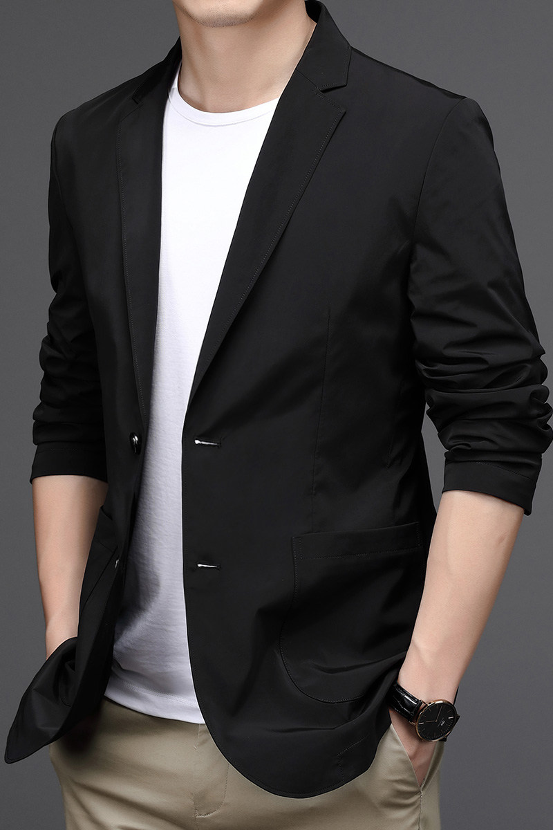 西服男纯色百搭商务2021春秋季男士休闲便西西装外套AJY2611-P160,男装西服,电商B212（原钱塘6029）