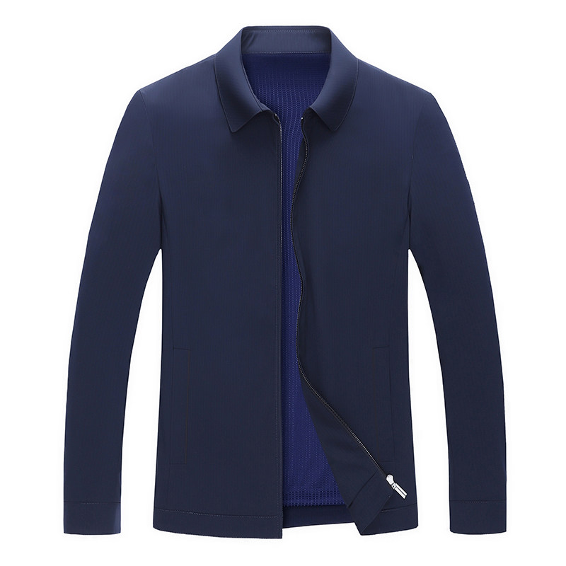 中老年爸爸夹克外套男薄款春秋季新款男士休闲上衣服N82055-P135,男装夹克,电商B212（原钱塘6029）