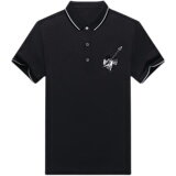 刺绣短袖t恤男夏季新款中年商务休闲翻领半袖polo衫AJY2132-P60，男装T恤，电商B212（原钱塘6029）