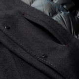 羊毛呢子大衣男翻领上衣中年男士休闲纯色单排扣外套H8819-P290，男装毛呢大衣，电商B212（原钱塘6029）