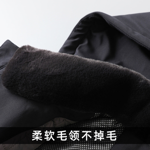 脱卸帽子可脱内胆棉衣男加厚保暖男士爸爸冬装外套棉服Z2018图片