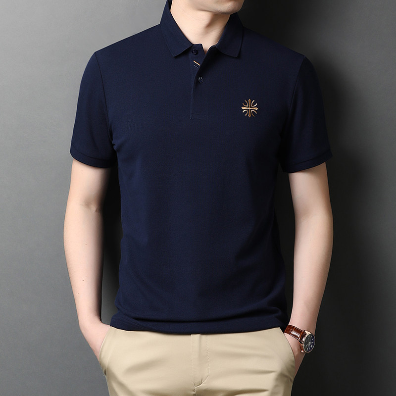 夏季新款纯棉短袖T恤男上衣中青年男士休闲半袖POLO衫D2003-P73,男装T恤,电商B212（原钱塘6029）