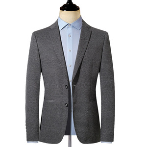 秋季西服男装外套修身纯色休闲单件上衣潮流西服便装YT2027-P170图片