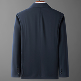 爸爸夹克男外套薄款上衣服春季新款中年男士休闲男装21J9901-P135，男装夹克，电商B212（原钱塘6029）
