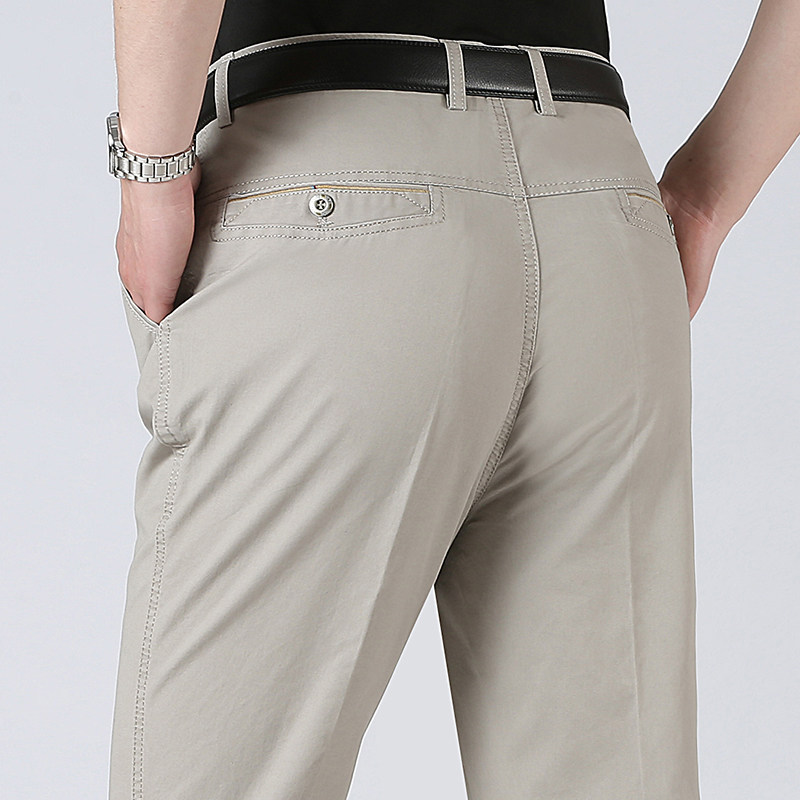 纯棉休闲裤男薄款男裤春夏季新款中老年男士宽松长裤子KZ570-P50，男装休闲裤，电商B212（原钱塘6029）