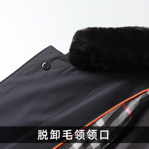 男士立领保暖棉衣男脱卸毛领休闲宽松棉服冬装外套HC2081图片