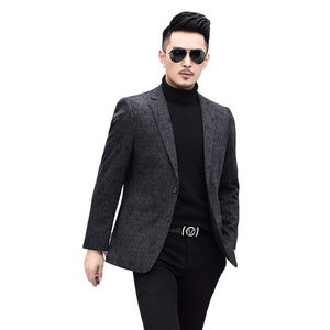 新款中青年男士修身西装商务休闲西服外套秋装KCN20712-1-P170图片