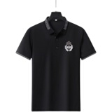 抗皱免烫短袖T恤男薄款上衣中年男士休闲爸爸夏装AJY28029-P70，男装T恤，电商B212（原钱塘6029）