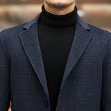 男式秋冬季羊毛外套修身西服双面呢毛呢休闲西装KCN2250-9-P340，男装西服，电商B212（原钱塘6029）