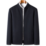 中青年男士夹克外套男秋季新款中年商务休闲装上衣J8802-P135，男装夹克，电商B212（原钱塘6029）