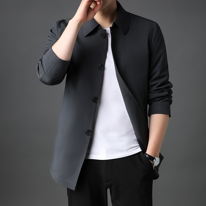 牛奶丝夹克外套男2021秋季新款中年男士休闲爸爸秋装M2112-P165，男装夹克，电商B212（原钱塘6029）